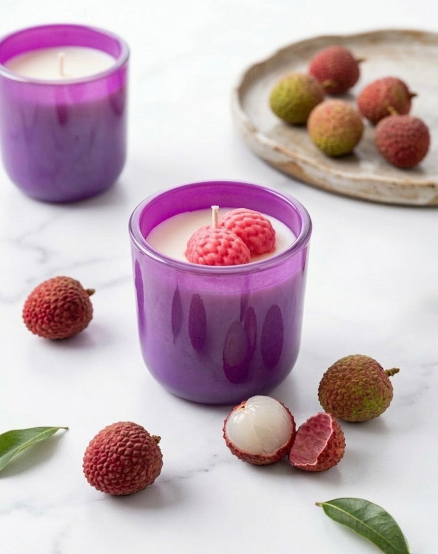 A Spring Collection Duo Candle Set - Lychee & Sakura Cherry Blossom